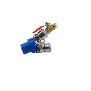 Vanne à boisseau sphérique en laiton sur mesure à poignée <span class=keywords><strong>rouge</strong></span>, raccordement rapide - Vanne à boisseau sphérique à actionneur pneumatique PU8x5.5 PM20 - Prix - Product Image 3
