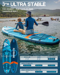 Ván chèo đứng bơm hơi đa năng 11'x35x6 inch, dùng được cho lướt sóng, câu cá, bán buôn - Product Image 5