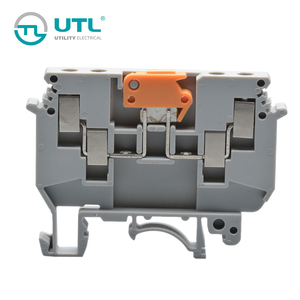UTL CE & TUV Conector de cable eléctrico Conexión de tornillo de desconexión de cuchillo Bloques de terminales montados en Riel Din <span class=keywords><strong>UDK</strong></span> 4-MTK-P/P - Product Image 3