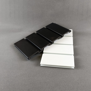 Venta caliente negro PVC Slatwall Panel impermeable nuevo diseño PVC garaje listón pared para uso en interiores - Product Image 6