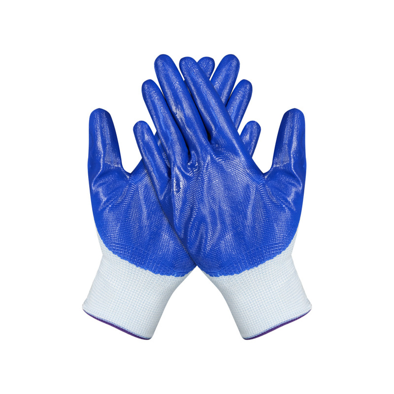 Popular Nylon Nitrile Coated Safety Gloves