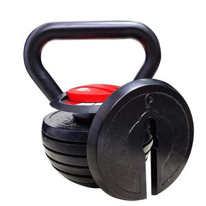 Equipo <span class=keywords><strong>de</strong></span> Gimnasio para Ejercicio Físico, Pesa Rusa, Juego <span class=keywords><strong>de</strong></span> Mancuernas Ajustables, Kettlebell Ajustable con Agarre - Product Image 5