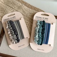 Lot de Chouchous en Satin de Gros Style Coréen Tendance Bandes Élastiques pour Cheveux Personnalisables pour Femmes Avec Logo