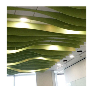 पर्यावरण के अनुकूल 100% पुनर्नवीनीकरण पालतू पॉलिएस्टर फाइबर ध्वनिक छत पैनल - Product Image 3