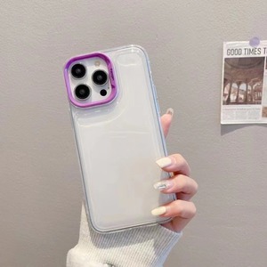 Coque arrière transparente multicolore Defender Drop Protection Case pour iPhone 12 13 14 15 16 17 Pro Max en matériau PC - Product Image 5