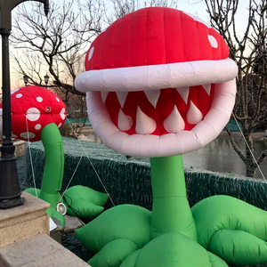 Planta Piranha Inflable con Luces LED, Planta Carnívora, Flor Inflable, Modelo de Planta Venus Flytrap para Decoración de Eventos Comerciales - Product Image 1