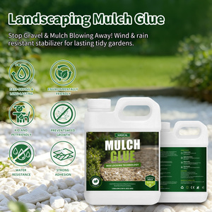 1 Galón de Adhesivo Fuerte para Sujetar Rocas, Grava y Múltiples Materiales, Estabilizador de Grava de Guisantes, Pegamento para Mulch para Jardinería, para Piedras, Corteza y Mulch - Product Image 1