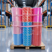 Rouleaux de papier cadeau personnalisés en gros – Motifs floraux, pois, et matériaux d'emballage en feuille métallique |   Approvisionnement en gros direct d'usine