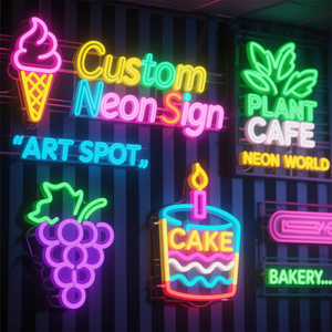 Panneau lumineux <span class=keywords><strong>à</strong></span> impression UV personnalisé Éclairage mural pour décoration Étiquette de marque Logo néon Éclairage mural pour votre entreprise - Product Image 3