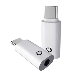 Conector digital USB otg tipo C macho para fones de ouvido fêmea 3.5mm tipo C adaptador de áudio para iphone ipad sumsung
