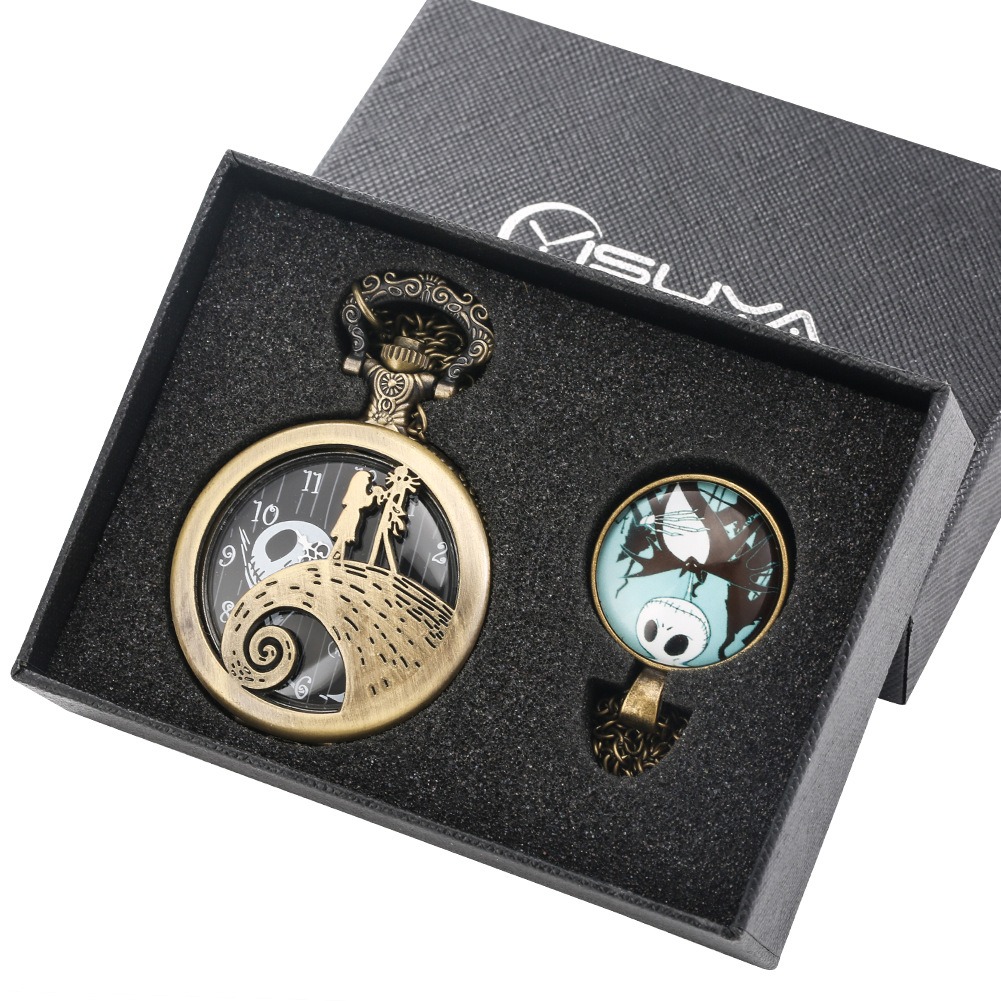L' Etrange Noel De Mr Jack: Mini Montre Pendentif De Poche Jack Et L' Etrange Noel De Mr Jack: Mini Montre Pendentif De Poche Jack Et