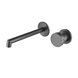 Lavabo de Pared Xinxi Kitchen, Moderno y Minimalista, con Grifo Oculto de una Sola Manija, Núcleo de Cerámica y Cobre, para Hotel HQ011 - Product Image 3