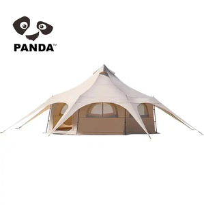 Best selling Latest Style 4.5M Bell Tents Glamping Luxury Bell Tent/Circus Tent Luxury Yurt Circus Large Family Tent - Product Image 3