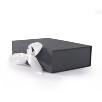 Boîtes cadeaux en papier blanc de 8x4 pouces avec couvercles pour A5 A4 A3 boîte en carton hologramme impression Laser emballage fermeture magnétique pliable