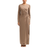 Nouvelles Robes Musulmanes Personnalisées 2026 pour Femmes – Col Rond, Tendance, Vêtements Islamiques pour l'Aïd