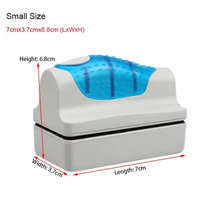 Cepillos Magnéticos para Acuarios, Cepillo Limpiador de Algas Flotante para Ventanas de Vidrio, Accesorios para Acuarios