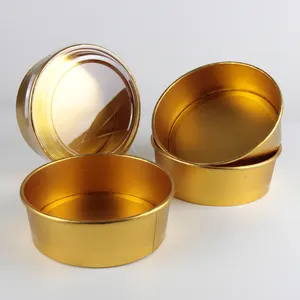 Recipiente de folha de ouro impressão personalizada superior descartável recipiente de salada de papel tigela com tampa