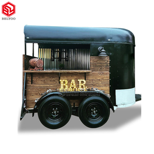 Belyoo Rimorchio <span class=keywords><strong>Vintage</strong></span> per Street Food in Vendita, Carretto Bar Birra, <span class=keywords><strong>Camion</strong></span> Gelateria, Carretti Caffè, Bar su Rimorchio per Cavalli - Product Image 6