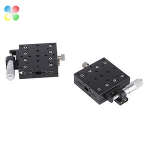 Tavola di Scorrimento Manuale C&K 60x60mm JCX-60 Asse X con Guida a Rulli Incrociati per Applicazioni Ottiche - Product Image 6