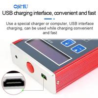 Testeur de rugosité de surface portable OJM-RS100, bloc d'étalonnage des paramètres Ra/Rq/Rz/Rt, haute précision, protection IP55, rechargeable