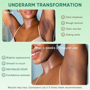<span class=keywords><strong>Exfoliante</strong></span> <span class=keywords><strong>Corporal</strong></span> Humectante para Axilas con Cáscara de Nuez, Mentol y Aloe Vera para Eliminar Olores, Desodorantes, Acumulaciones y Manchas Oscuras - Product Image 4