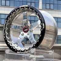 Jantes Weld Racing S71 RT-S Style Forgées Beadlock Polies 5x120 5x4.5 5x114.3 pour Mustang Corvette C7 C8
