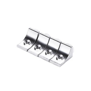 Soporte para Estantes de Aleación de Zinc con Esquinas Redondeadas, Duradero, para Estantes de Vidrio de Gabinetes - Product Image 2