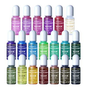 Concentrato di <span class=keywords><strong>Colore</strong></span> <span class=keywords><strong>Perlescente</strong></span> in 20 Tonalità per Resina, Pigmento Concentrato per Colorazione Artigianale Fai-da-Te, Concentrato di <span class=keywords><strong>Colore</strong></span> per Resina UV - Product Image 6