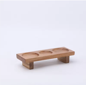 Plateau en bambou jetable, plateau à thé, assiette à sushi, fournitures hôtelières modernes pour plateau à café - Product Image 1