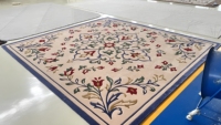 Tapis et moquette épais modernes en mélange viscose et laine, tuftés à la main, de luxe, sur mesure, pour hall d'hôtel et salon