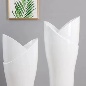 Grands pots à fleurs d'extérieur de style européen, <span class=keywords><strong>design</strong></span> classique, pots à plantes décoratifs en fibre de verre pour les centres commerciaux - Product Image 3