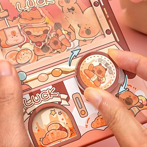 Libreta Kapibara Egg Twister con Páginas para Colorear, Escritura Suave, Diseño Creativo y Divertido, Personalizable - Product Image 1