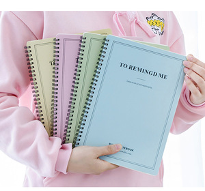 Taccuino di carta a spirale carino Stock a buon mercato per ricordarmi diario diario libro ufficio studenti scuola scrittura quaderni - Product Image 1