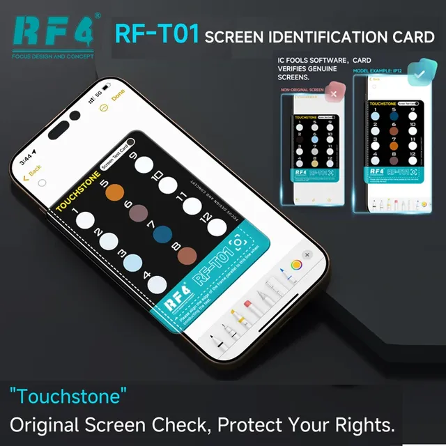 RF4 RF-T01 Demon-Revealing Mirror for IPhone 12-17 Original/FOG Screen Inspection Authenticity Testing Display Verification Tool