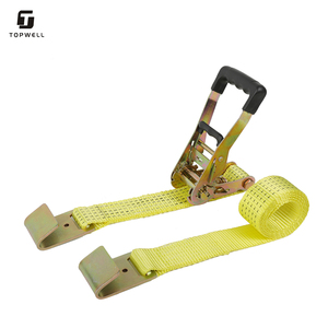 <span class=keywords><strong>สาย</strong></span>รัดแบบมีตัวล็อคสำหรับรถบรรทุก สีเหลือง ขนาด <span class=keywords><strong>2</strong></span> <span class=keywords><strong>นิ้ว</strong></span> ได้รับการรับรองมาตรฐาน CE รับน้ำหนักได้ 5000 กิโลกรัม ผลิตจากโพลีเอสเตอร์ สำหรับ<span class=keywords><strong>รัด</strong></span>สินค้า - Product Image 2