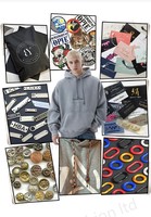 Usine de vêtements de rue Fabricant OEM Veste à capuche vierge poids lourd 450GSM double fermeture éclair Logo brodé personnalisé pour hommes