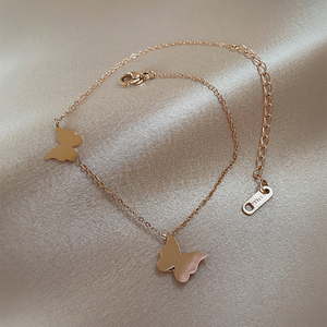 Esclusivo regalo alla moda placcato in <span class=keywords><strong>oro</strong></span> <span class=keywords><strong>rosa</strong></span> <span class=keywords><strong>cavigliera</strong></span> minimalista in acciaio inossidabile per le donne - Product Image 6