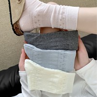 Chaussettes mi-mollet fines pour femmes, nouveau style d'été, chaussettes pour femmes, chaussettes en coton uni à mailles ouvertes, printemps et été