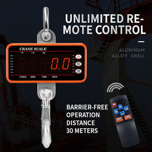 Bilancia elettronica digitale a LED per gru <span class=keywords><strong>1000</strong></span> kg 1500 kg bilancia a sospensione digitale industriale per impieghi gravosi con telecomando - Product Image 5