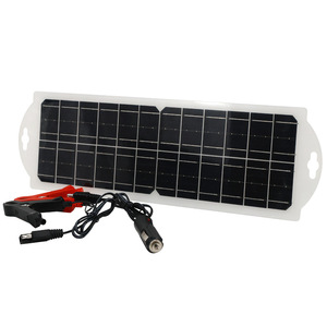 แผงโซลาร์เซลล์โมโนคริสตัลไลน์ 10W 12V 13x41.2 ซม. สำหรับชาร์จรถยนต์ เรือยอชท์ - Product Image 5