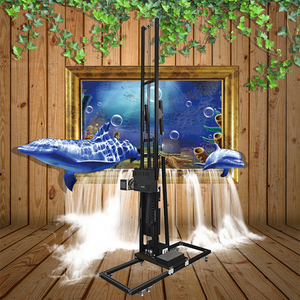 Impresora de Inyección de Tinta UV Automática XBH, Máquina de Dibujo de Pared Vertical Plegable 3D 4D 5D, Nueva Venta Especial para Pintar Paredes de Fondo - Product Image 2