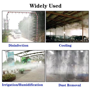 Refrigeración al aire libre Patio ventilador enfriador agua niebla jardín boquillas automáticas nebulización temporizador controlador sistema de riego - Product Image 3