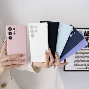 Housse de protection antichoc en Silicone liquide TPU souple de luxe <span class=keywords><strong>pour</strong></span> <span class=keywords><strong>Samsung</strong></span> <span class=keywords><strong>Galaxy</strong></span> A54 A34 A24 A14 S23 S22 - Product Image 4