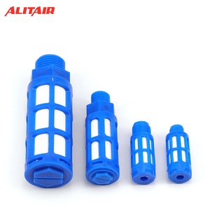 Silencieux d'échappement en plastique ABS de haute qualité, filetage mâle 1/8 1/4 3/8 1/2, filtre anti-bruit, pompe à brouillard à verrouillage par glissement - Product Image 5