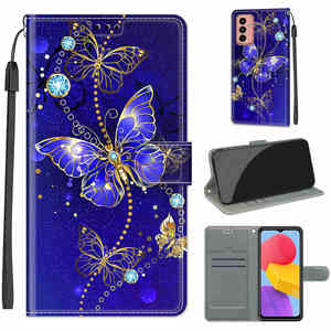 Funda de cuero con estampado de flores de camuflaje Animal para móvil, cubierta trasera para Smasung A73 A53 A73 A52 A72 A13 A14 A54 A22 <span class=keywords><strong>A12</strong></span> A21S A32 A31 - Product Image 2