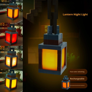 Linterna <span class=keywords><strong>de</strong></span> Control remoto para <span class=keywords><strong>Minecraft</strong></span>, luz nocturna recargable, lámpara <span class=keywords><strong>de</strong></span> antorcha <span class=keywords><strong>de</strong></span> <span class=keywords><strong>juego</strong></span> <span class=keywords><strong>de</strong></span> plástico, ambiente periférico para dormitorio infantil - Product Image 2