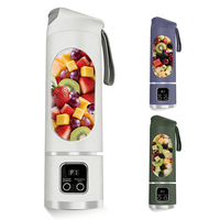 Draagbare blenderbeker, draadloos, mini USB, 6/12 messen, 3.7/7.4V oplaadbare sapcentrifuge beker voor smoothies en shakes