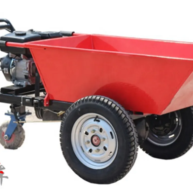 Small push-pull transporter Gasoline wheelbarrow Construction site gasoline dump truck