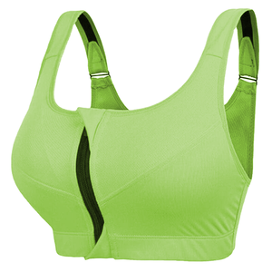 Sujetador deportivo de yoga para mujer de alta calidad al por mayor, de secado rápido, con cierre frontal con cremallera, sujetador personalizado de primera calidad para gimnasio y yoga. - Product Image 6