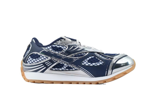 Article de mode tendance de qualité supérieure : Chaussures de course athlétiques basses Bottega Veneta Orbit, Chaussures décontractées rétro argentées, Chaussures de marche élégantes - Product Image 2
